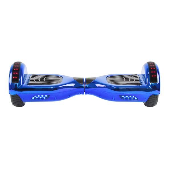Prime R6 Plus Monster Wheel  (Blue Chrome) with Bluetooth Speakers - UL-2272 Certified