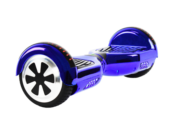 Prime R6 Plus Monster Wheel  (Blue Chrome) with Bluetooth Speakers - UL-2272 Certified