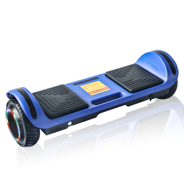 New Flat Surface Hoverboard RMW 6.5 Matte Blue with Bluetooth and Carry Handle