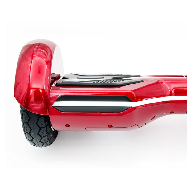 Otto R8x Hoverboard - Government Approved UL2272  - Red with 8" wheel