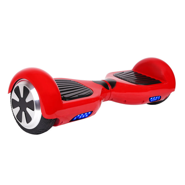 Prime R6 Plus Hoverboard (Red) with Bluetooth Speakers - UL-2272 Certified - New