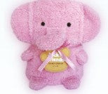 Prime Fun Animal Friend Blanket Elephant-Pink