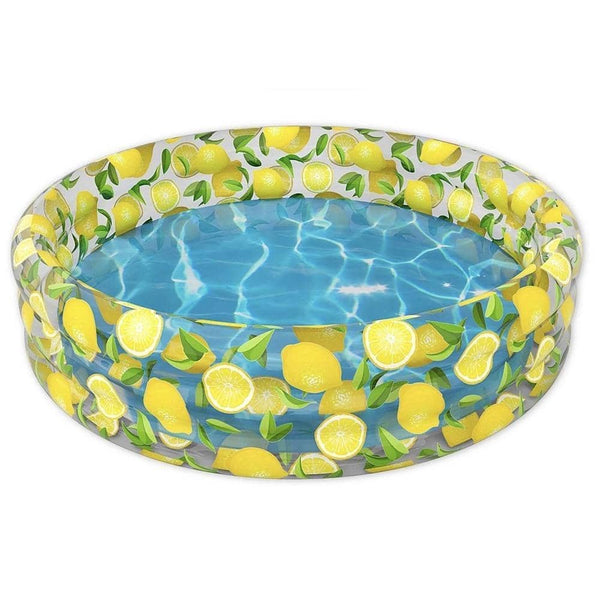 Inflatable Sunning Pool - Lemon Print